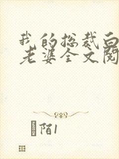 我的总裁白富美老婆全文阅读无删减