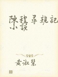 陈程寻亲记原著小说