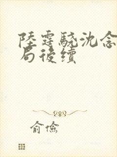 陆霆骁沈念大结局后续封面