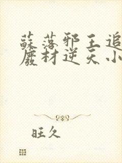 苏落邪王追妻:废材逆天小姐