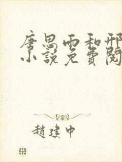 唐思雨和邢烈寒小说免费阅读全文封面