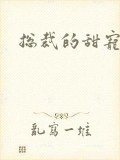 总裁的甜宠娇妻