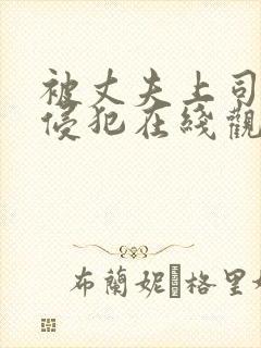被丈夫上司连续侵犯在线观看