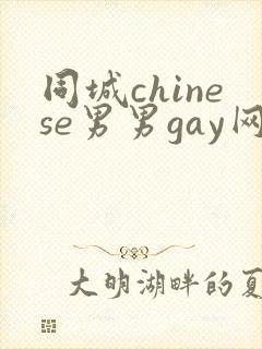 同城chinese男男gay网站