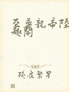 至尊龙帝陆鸣笔趣阁封面