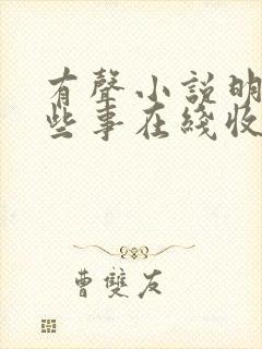有声小说明朝那些事在线收听