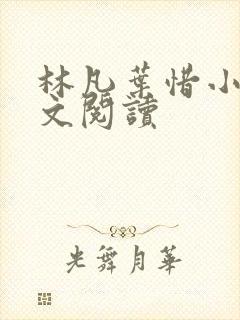 林凡叶惜小说全文阅读