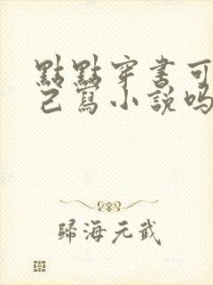点点穿书可以自己写小说吗