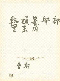 韩硕是哪部小说里主角