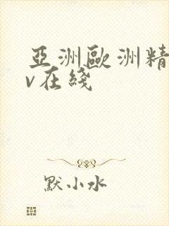 亚洲欧洲精品av在线