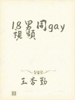 18男同gay视频