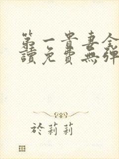第一贵妻全文阅读免费无弹窗