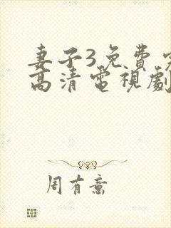 妻子3免费完整高清电视剧看
