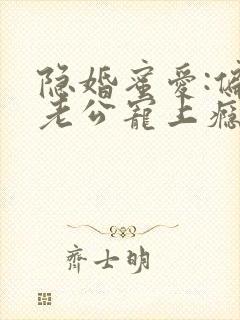 隐婚蜜爱:偏执老公宠上瘾txt封面