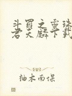 斗罗之灵珠神剑君天麟下载全文