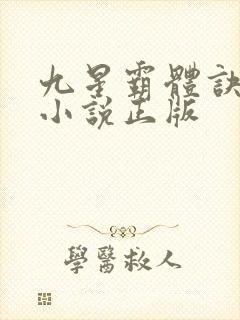九星霸体诀龙尘小说正版封面