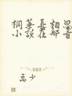 桐华长相思原著小说在哪看