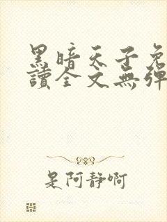 黑暗天子免费阅读全文无弹窗小说