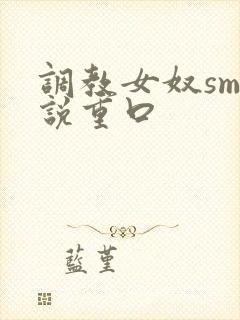 调教女奴sm小说重口