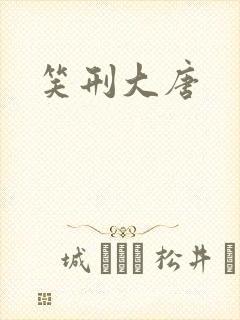 笑刑大唐封面