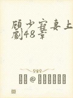 顾少宠妻上瘾短剧48章