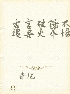 古言破镜不重圆追妻火葬场