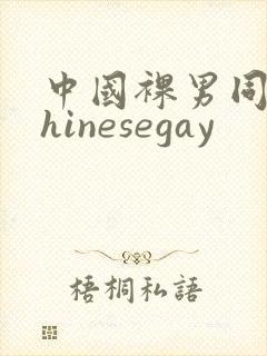 中国裸男同志chinesegay