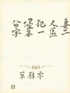 公侵犯人妻中文字幕一区二区