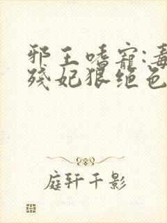 邪王嗜宠:毒医残妃狠绝色封面