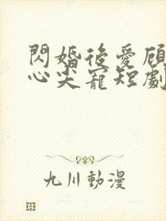 闪婚后爱顾总的心尖宠短剧封面