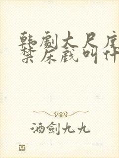 韩剧大尺度19禁床戏叫什么