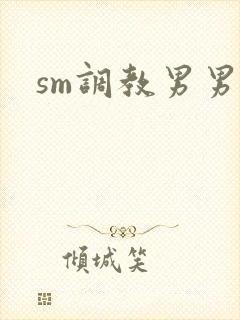 sm调教男男文封面