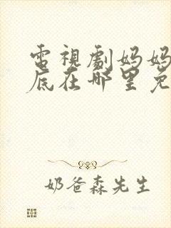 电视剧妈妈你到底在哪里免费观看封面