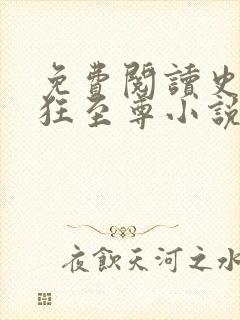 免费阅读史上最狂至尊小说