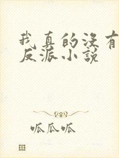 我真的没有想当反派小说