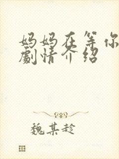 妈妈在等你分集剧情介绍封面