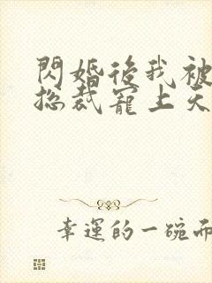 闪婚后我被千亿总裁宠上天