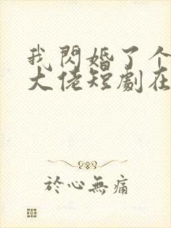 我闪婚了个财阀大佬短剧在线观看