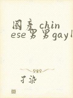 国产 chinese男男gay网站