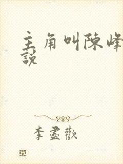 主角叫陈峰的小说