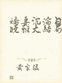 娇妻沉沦日记许晓雅大结局