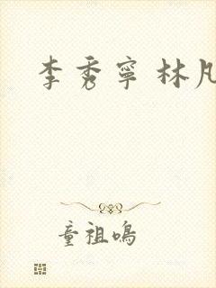 李秀宁 林凡封面