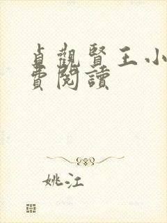 贞观贤王小说免费阅读