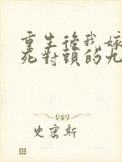 重生后我嫁给了死对头的九叔
