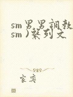 sm男男调教(sm )系列文