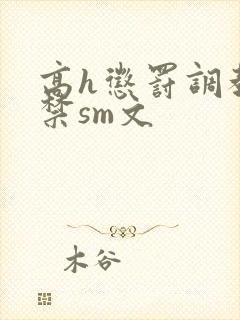 高h惩罚调教囚禁sm文