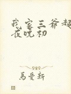我家三爷超宠的夜晚初
