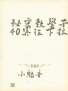 秘密教学子豪第40集往下拉式
