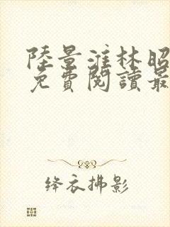 陆景淮林昭小说免费阅读最新章节封面
