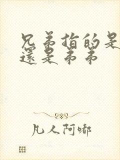 兄弟指的是哥哥还是弟弟